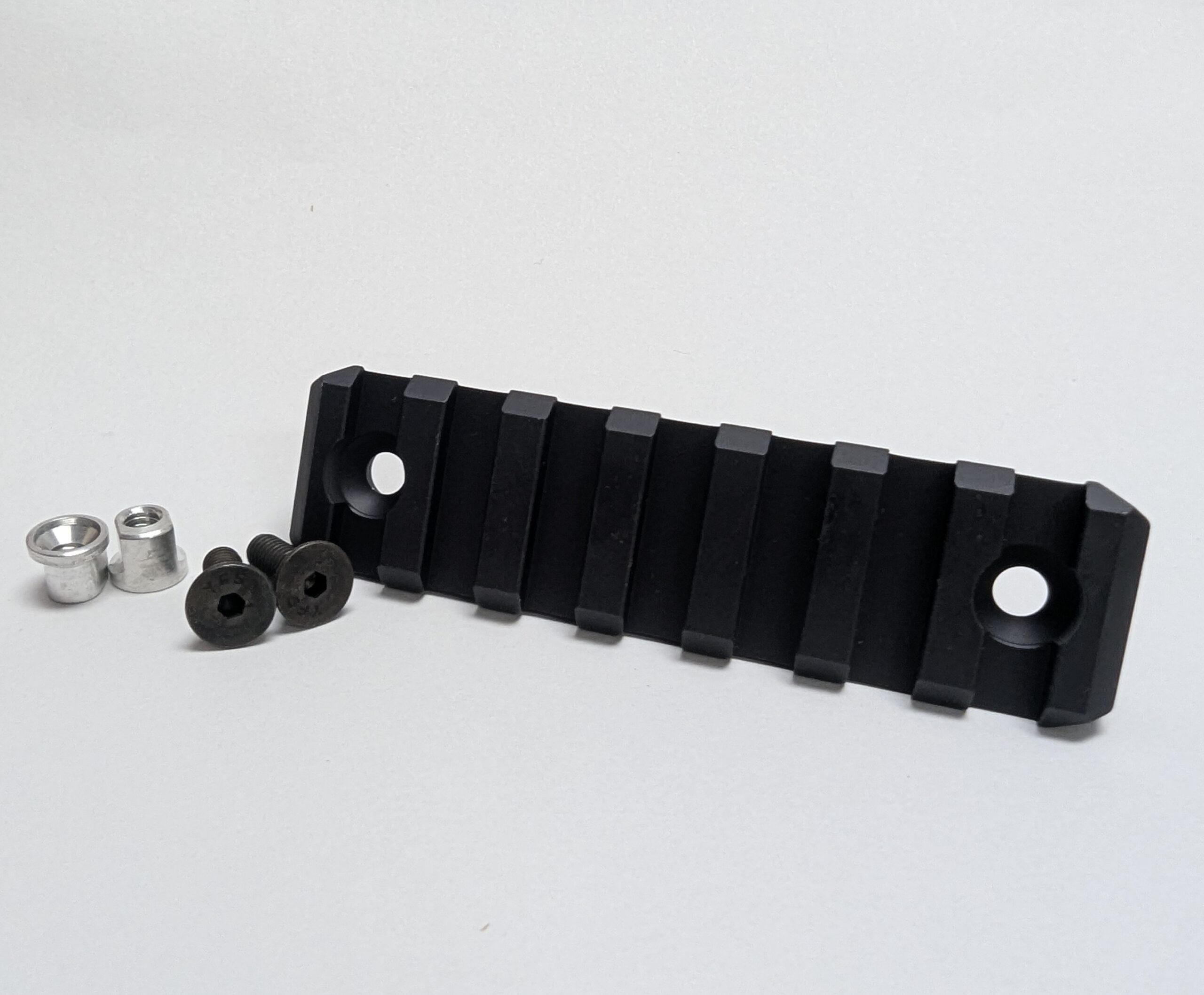 Mill Key Rail M-LOK or KeyMod rail section w/ hardware - Just Right Carbines